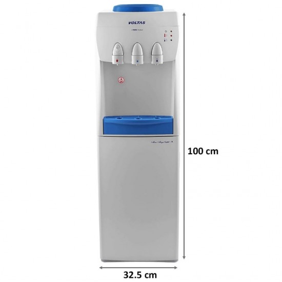 Voltas Minimagic Super R 4.1 Litres 3 Taps Top Load Water Dispenser, White