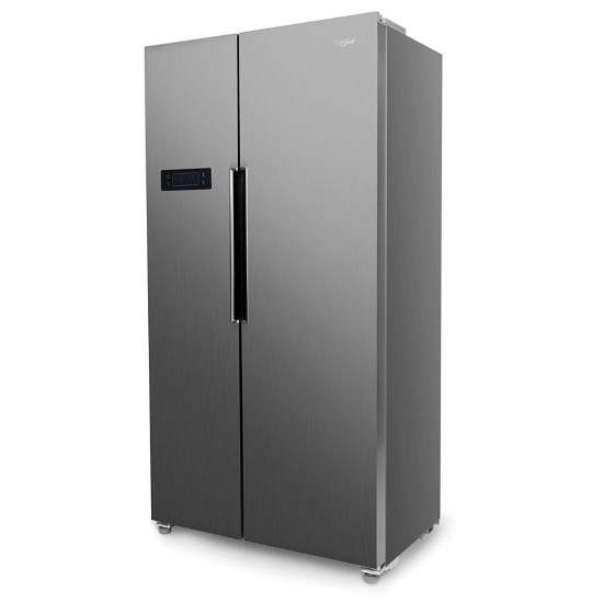 Whirpool 570L Frost Free Multi Door Refrigerator WS SBS 570 STEEL (SH), Grey 