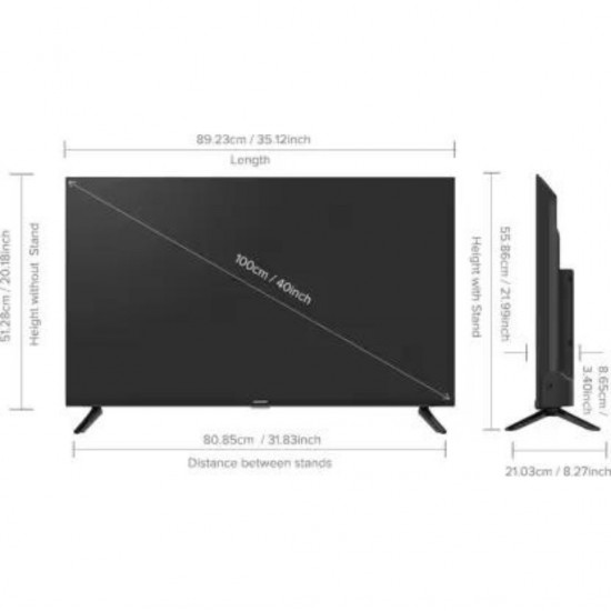Xiaomi Mi TV 5X (40 Inch) Ultra HD 4K LED Android Smart TV, Black