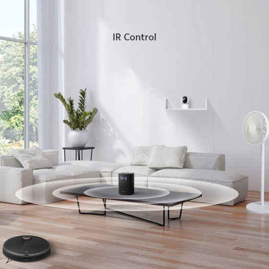 Xiaomi Smart Speaker with Google Assistant, IR Control, LED Clock Display, 360° Surround Sound, Black